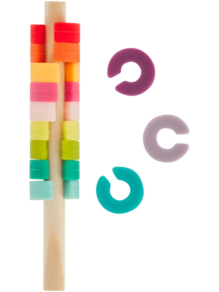 Rainbow Wine Glass Markers