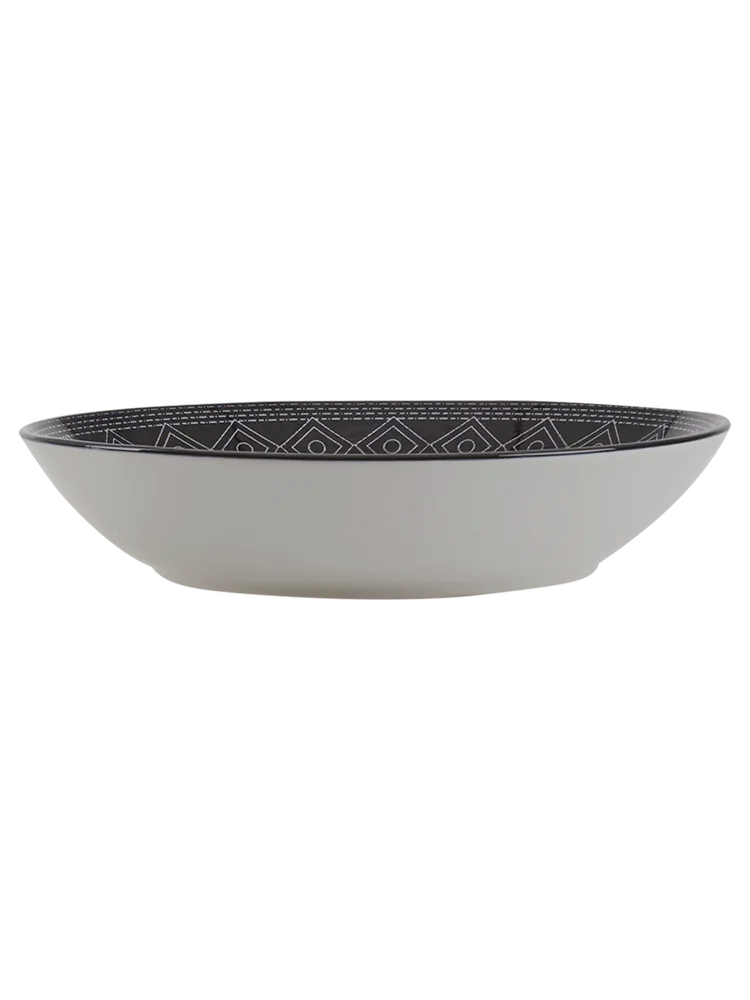 Black and White Printed Bowl