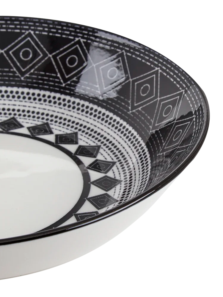 Black and White Printed Bowl (2)