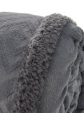 Double 2 Ply Grey Embossed Blanket (1)