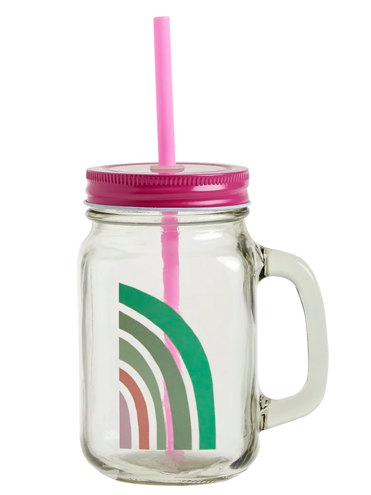 Be Happy Mason Jar (2)