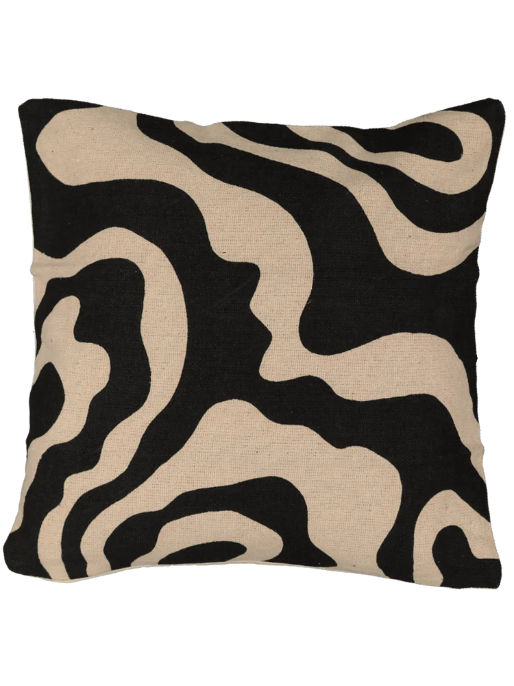 Geo Black Scatter Cover 50x50cm