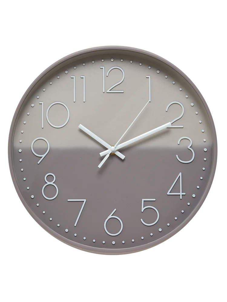 Grey Ombre Clock
