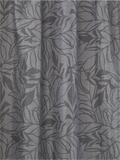 2 Pack Unlined Charcoal Leaf Curtain 140x218cm (3)