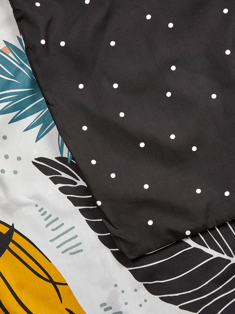Double Bed Leaves Duvet Cover (1)