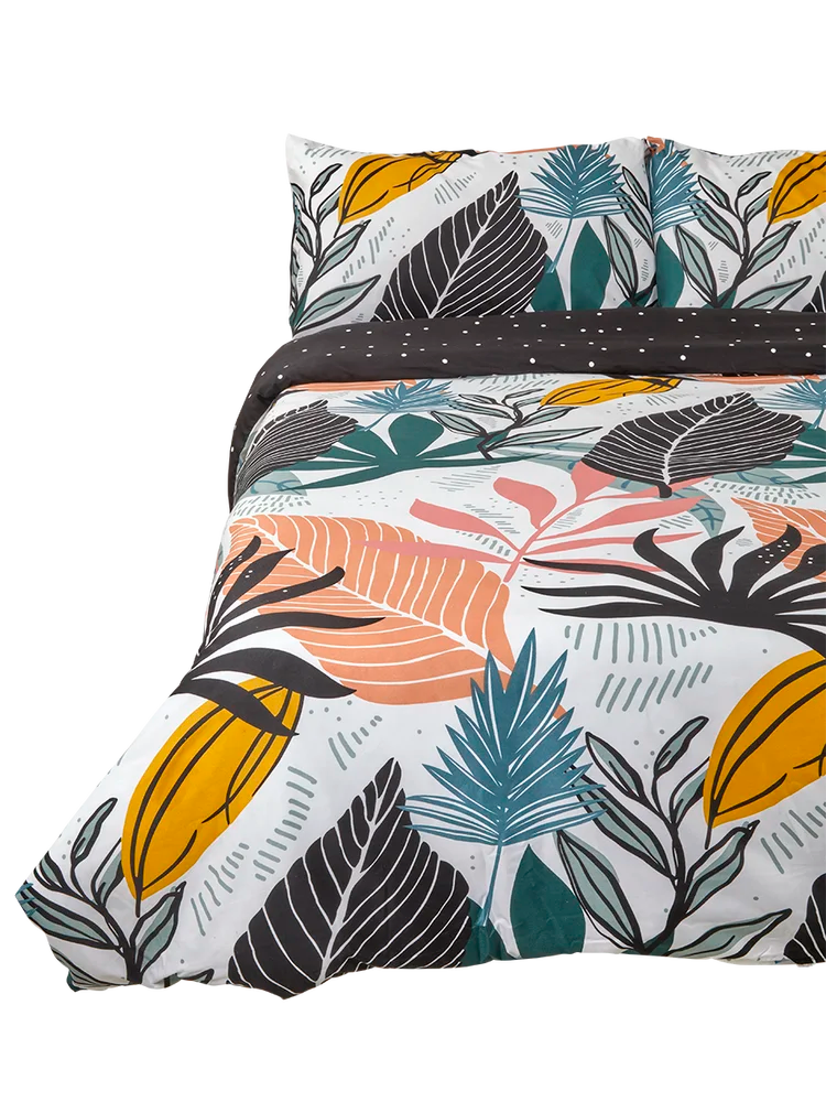 Double Bed Leaves Duvet Cover