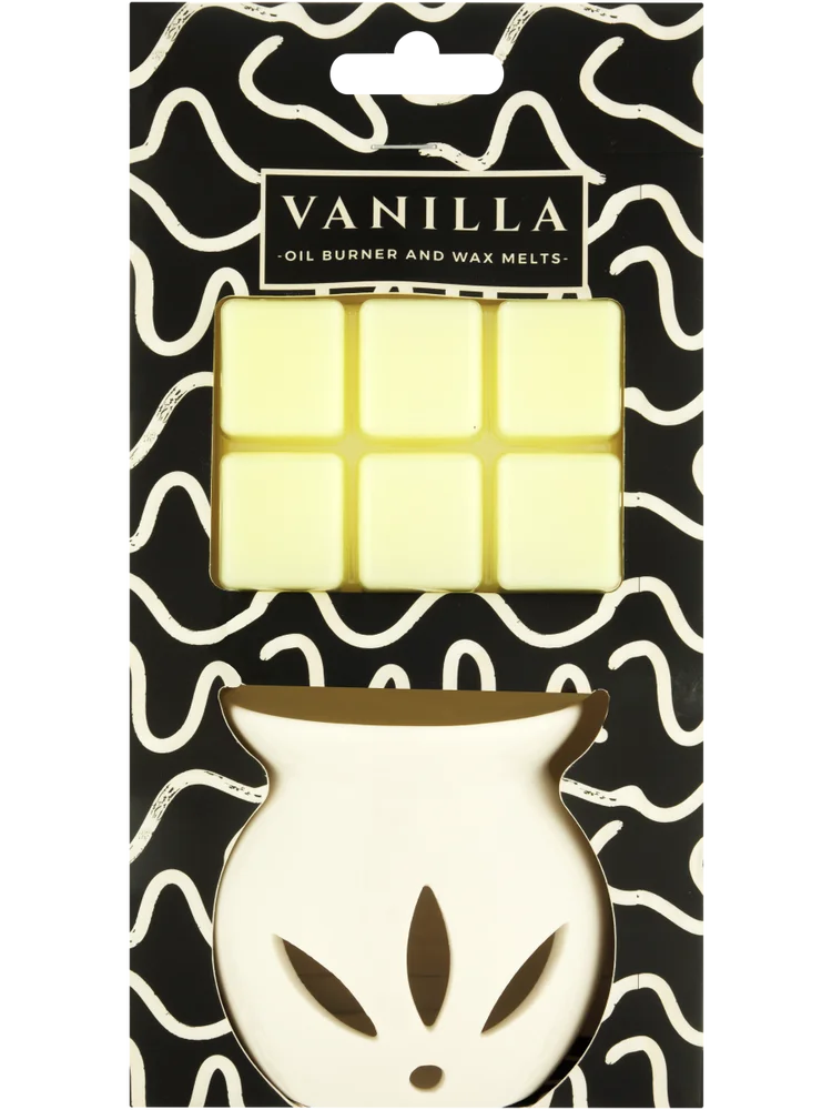 Vanilla Oil Burner & Wax Melts Set