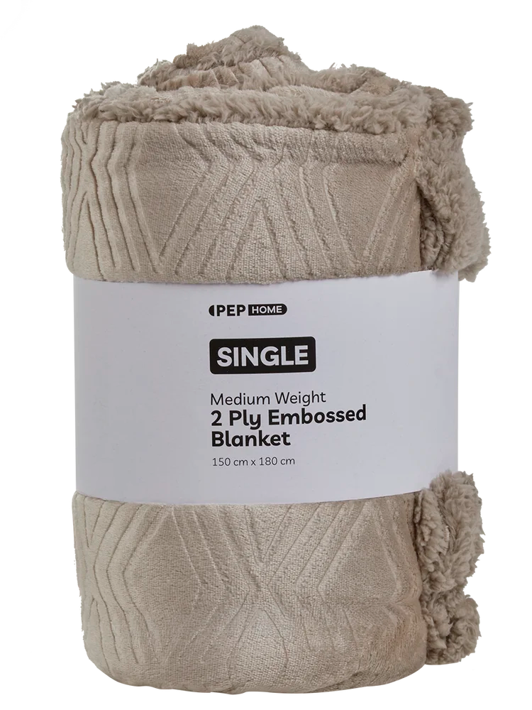 Single Embossed Blanket