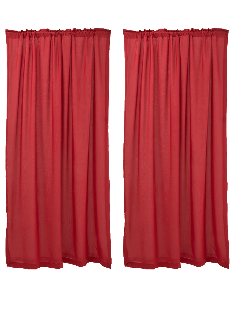 Grey Unlined Macro Linen Curtain 140x218cm