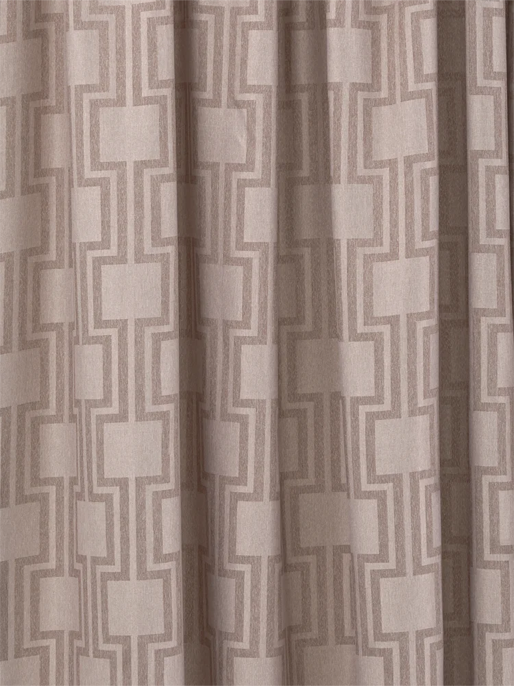 Brown Lined Curtain (2)