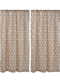 Geo Unlined Microfiber Curtain (1)