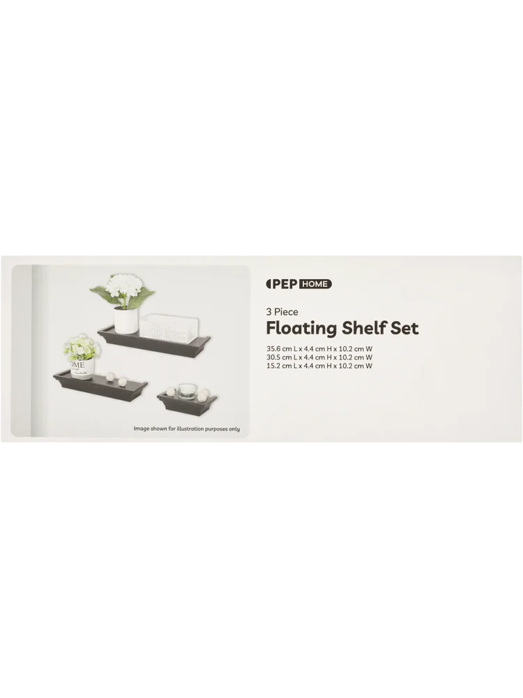 3 Piece Floating Shelf Set