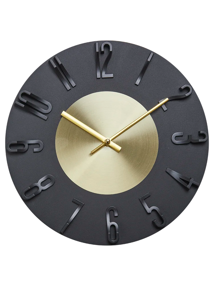 Black And Gold Clock