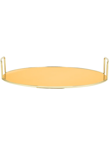 Gold Mirror Tray 30X30cm