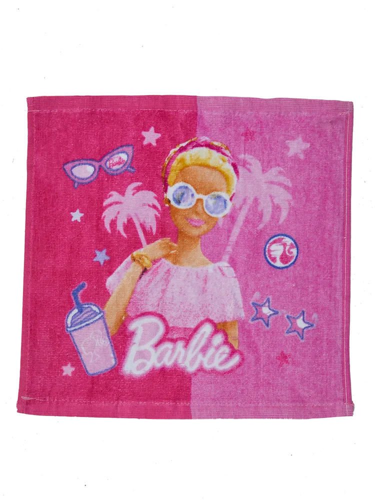 Pink Barbie Face Cloth