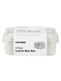 4 Piece Natural Lunch Box Set (3)