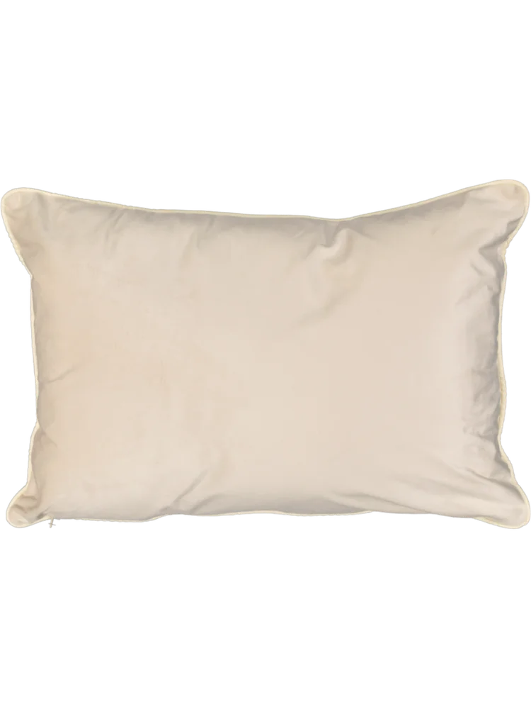 Cream Velvet Scatter Cushion 40x60cm