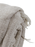 Chenille Cream Throw (1)