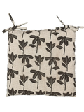 Black Leaves Outdoor Chair Pad