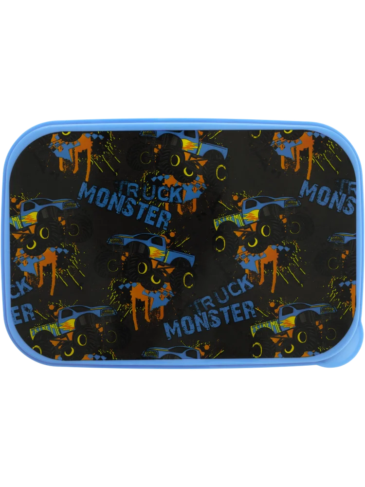 2 Divider Monster Truck Lunch Box