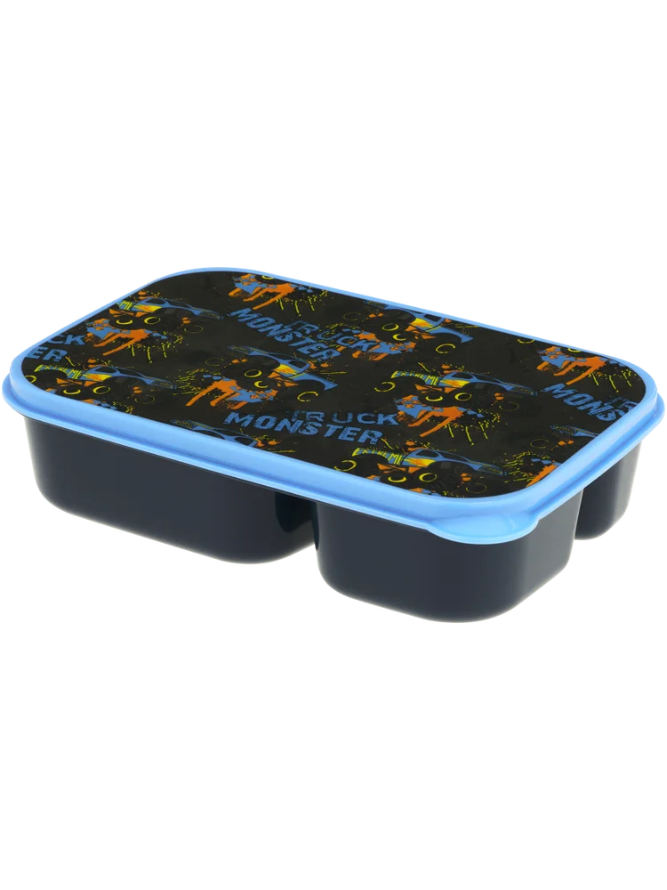 2 Divider Monster Truck Lunch Box