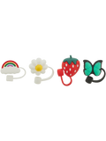 4 Pack Straw Toppers