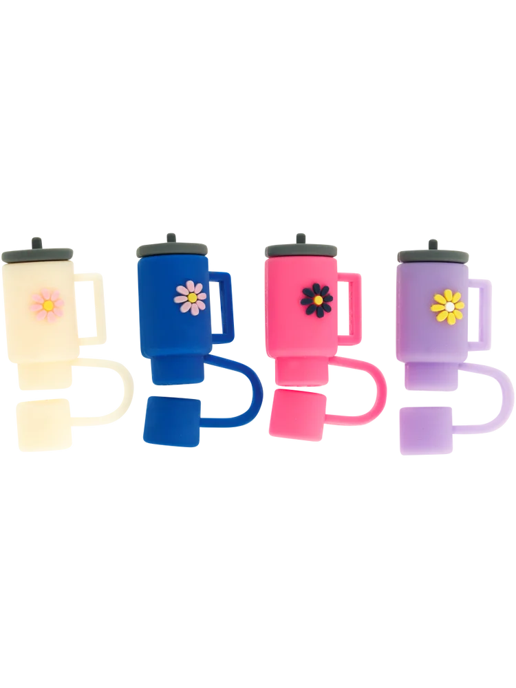 4 Pack Straw Toppers