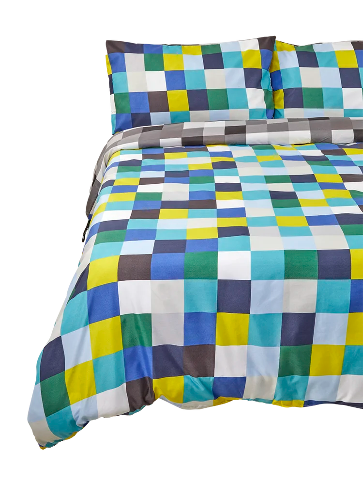 Double Bed Boys Pixel Duvet