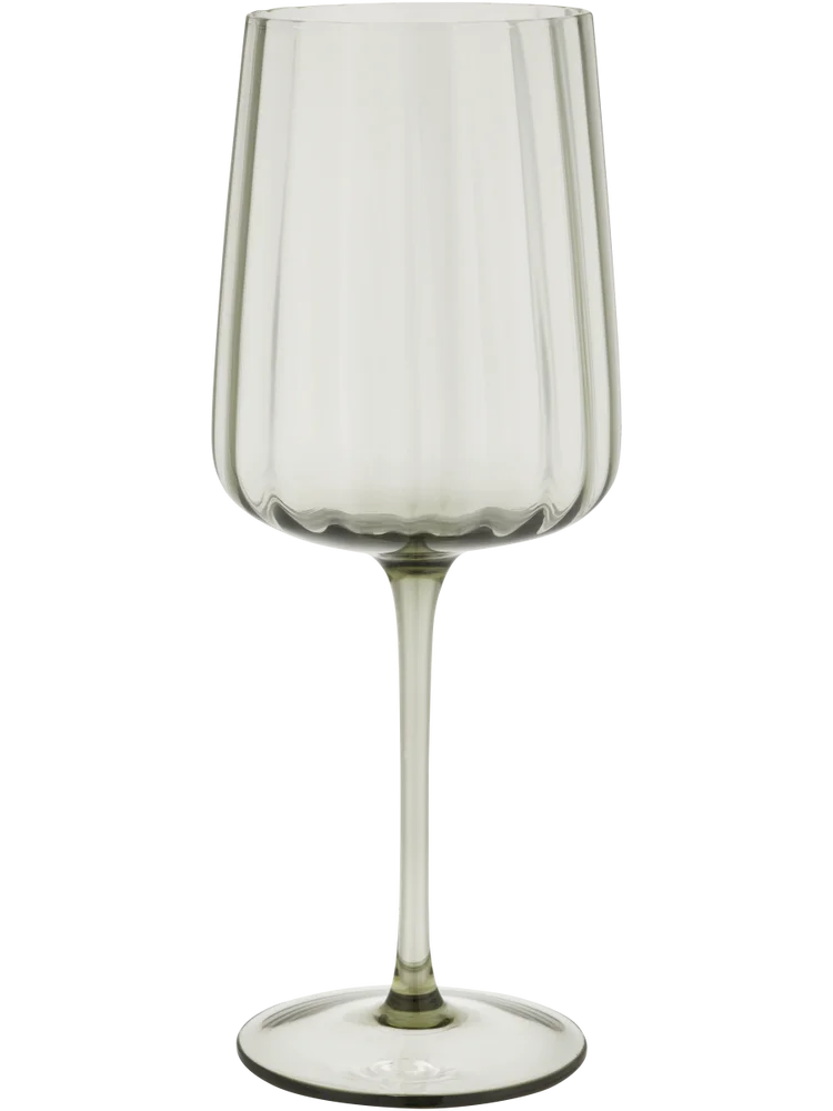 Ribbed Wine Glass 7x8x22cm