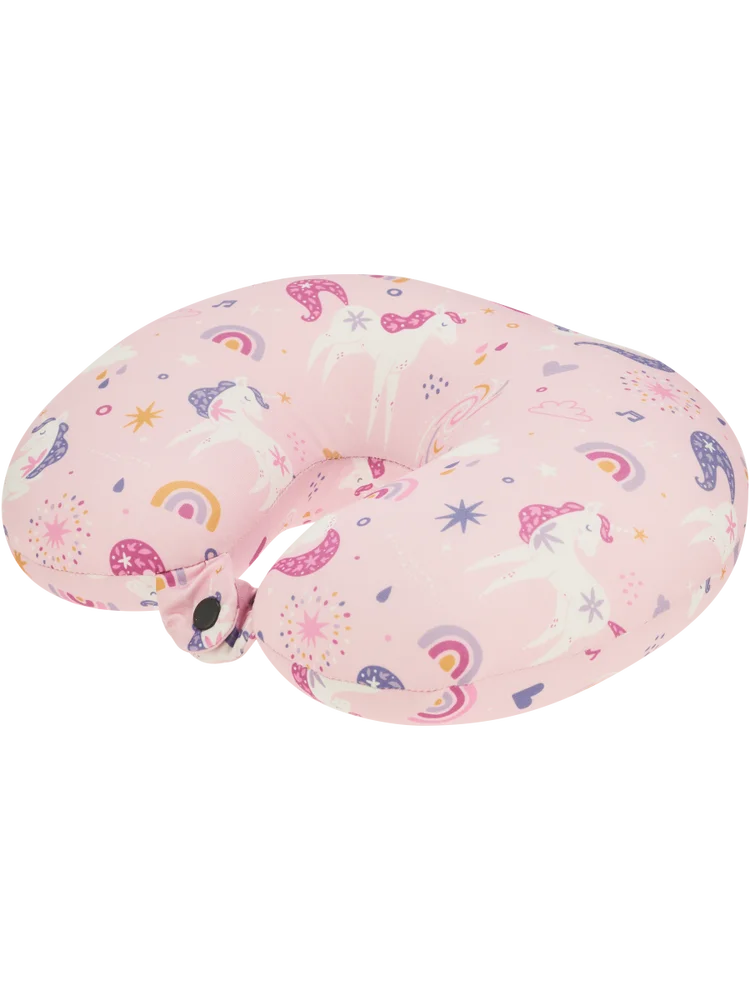 Girls Unicorn Travel Pillow