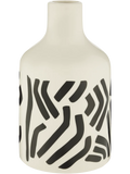 Black and White Print Vase (1)