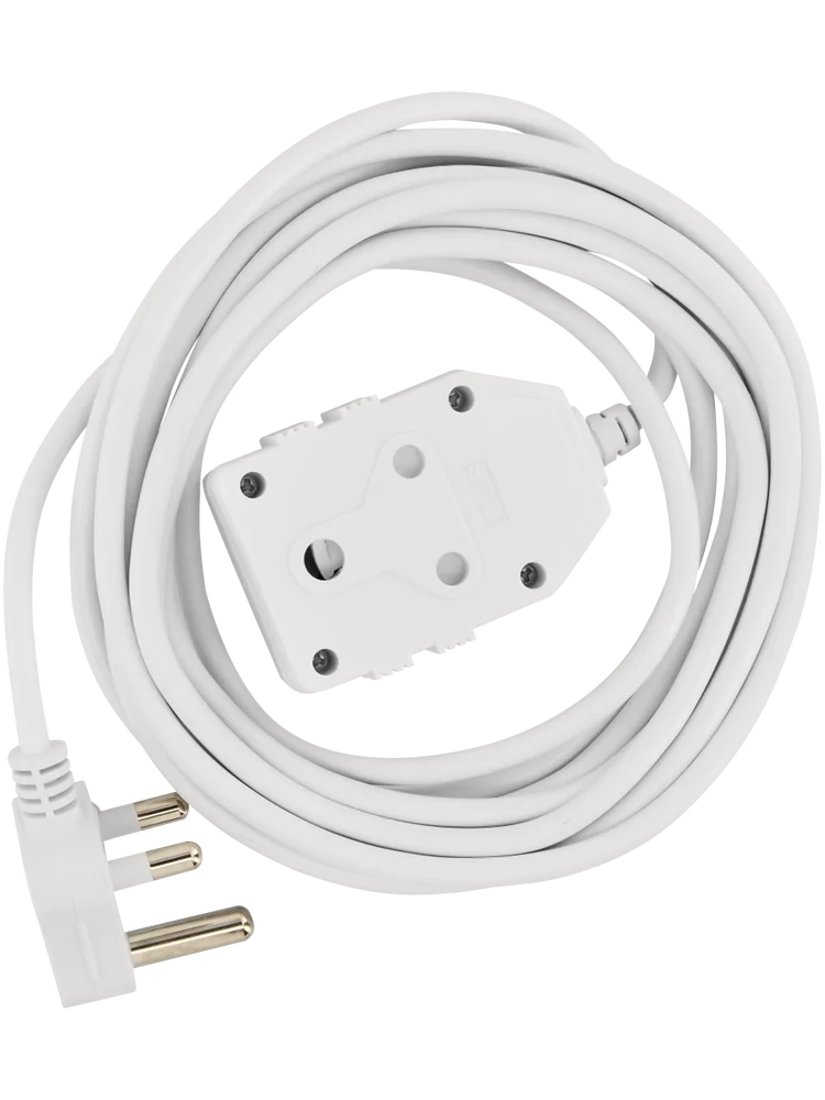 Double Adaptor Extension Cord 5 Meter