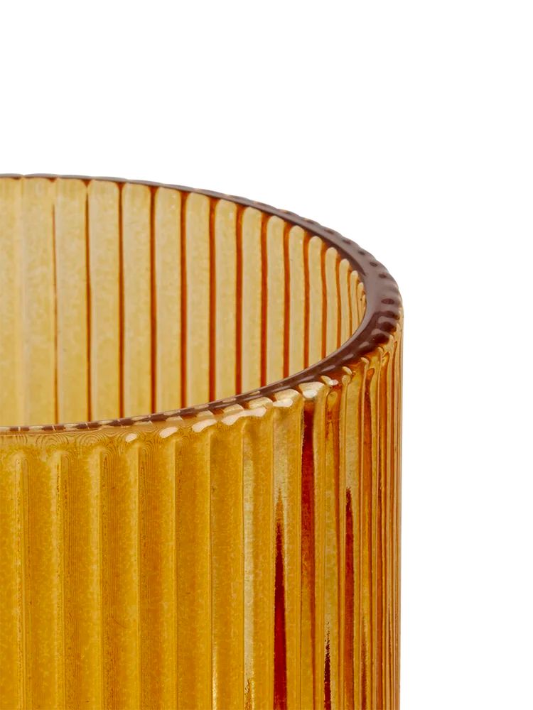 Stackable Highball Amber Glass