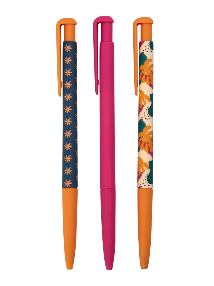 3 Pack Soft Grip Pens (2)