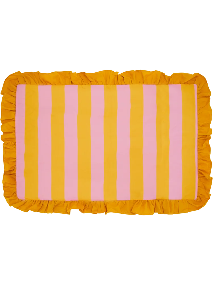 2 Pack Standard Frill Printed Pillowcase