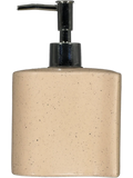 Natural Speckled Ceramic Soap Dispenser
