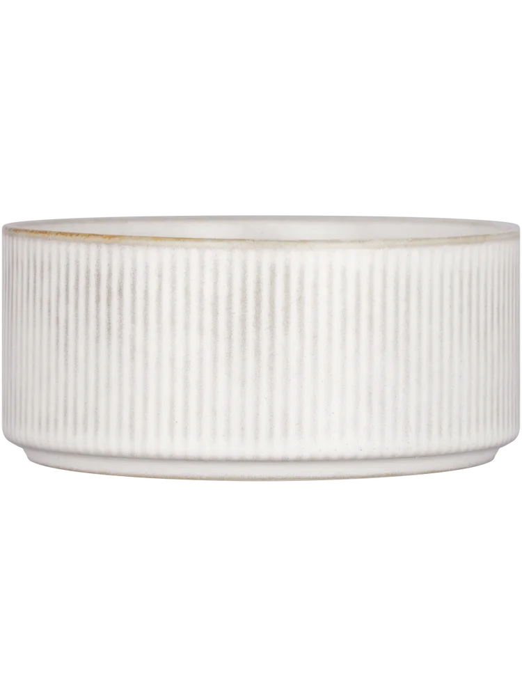 Textured Ceramic Bowl 14x6cm