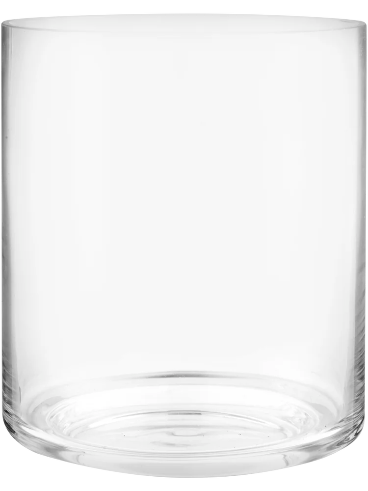 Cylinder Glass Vase 13x10x16cm