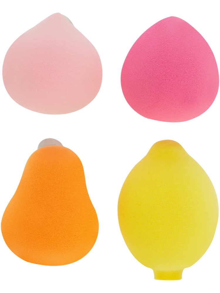 4 Piece Fruit Shaped Makeup Sponges