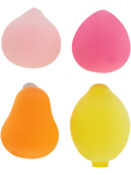 4 Piece Fruit Shaped Makeup Sponges