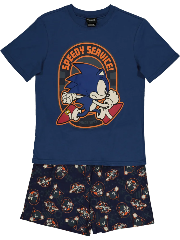 Navy Sonic Pyjama Set