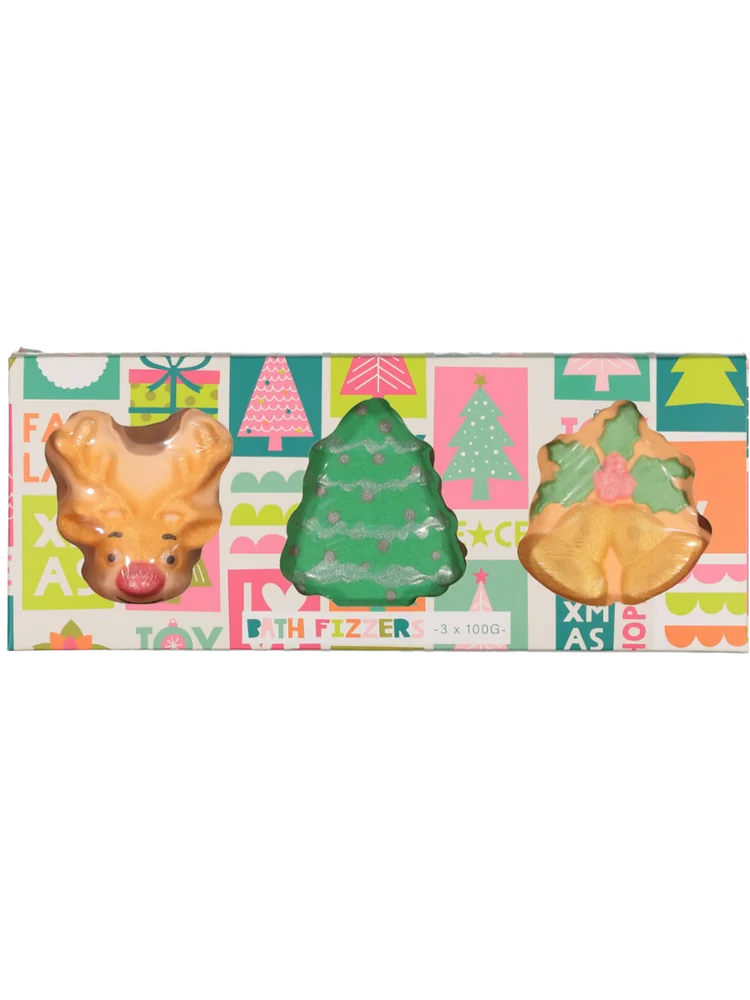 Christmas Trio Bath Fizzer Set