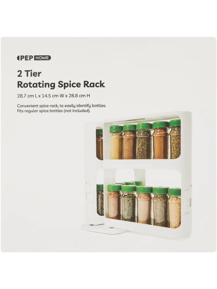 2 Tier Rotating Spice Rack (2)
