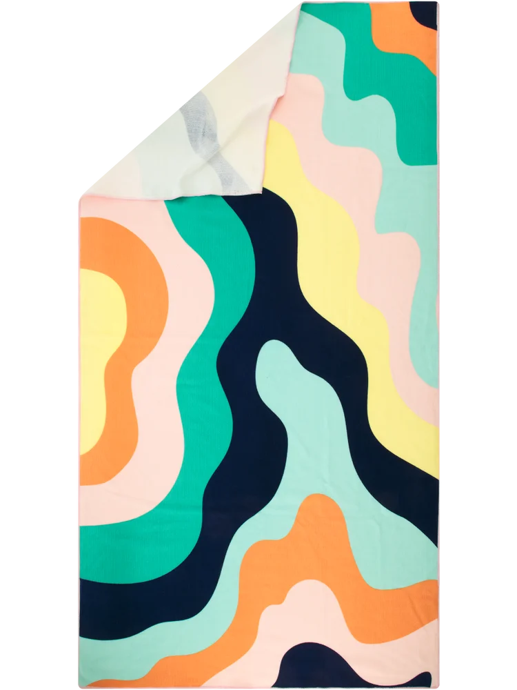 Get Wavy Beach Towel