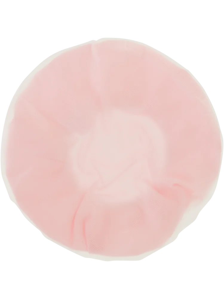 Pink Shower Cap With Toweling