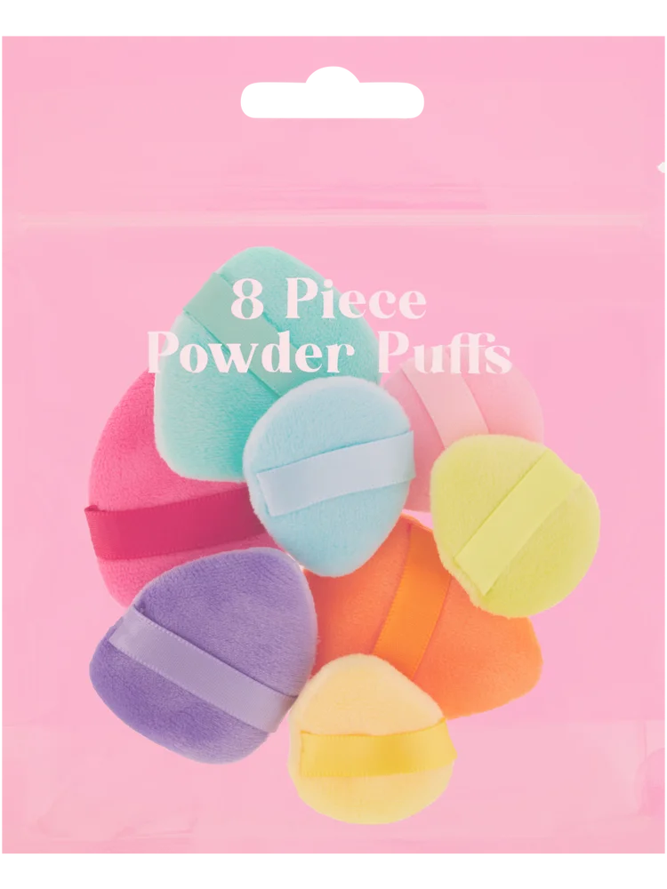 8 Piece Powder Puffs And Sponges