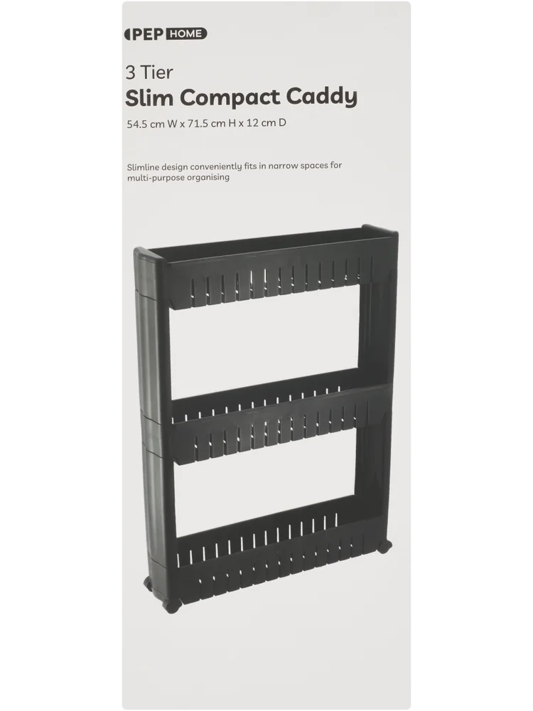 3 Tier Slim Compact Caddy