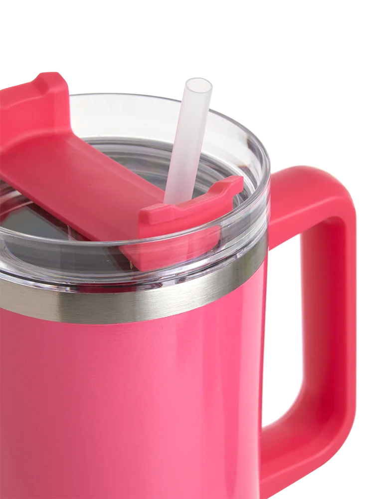 Pink Glitter Stainless Steel Bottle 1.18 Litre (2)