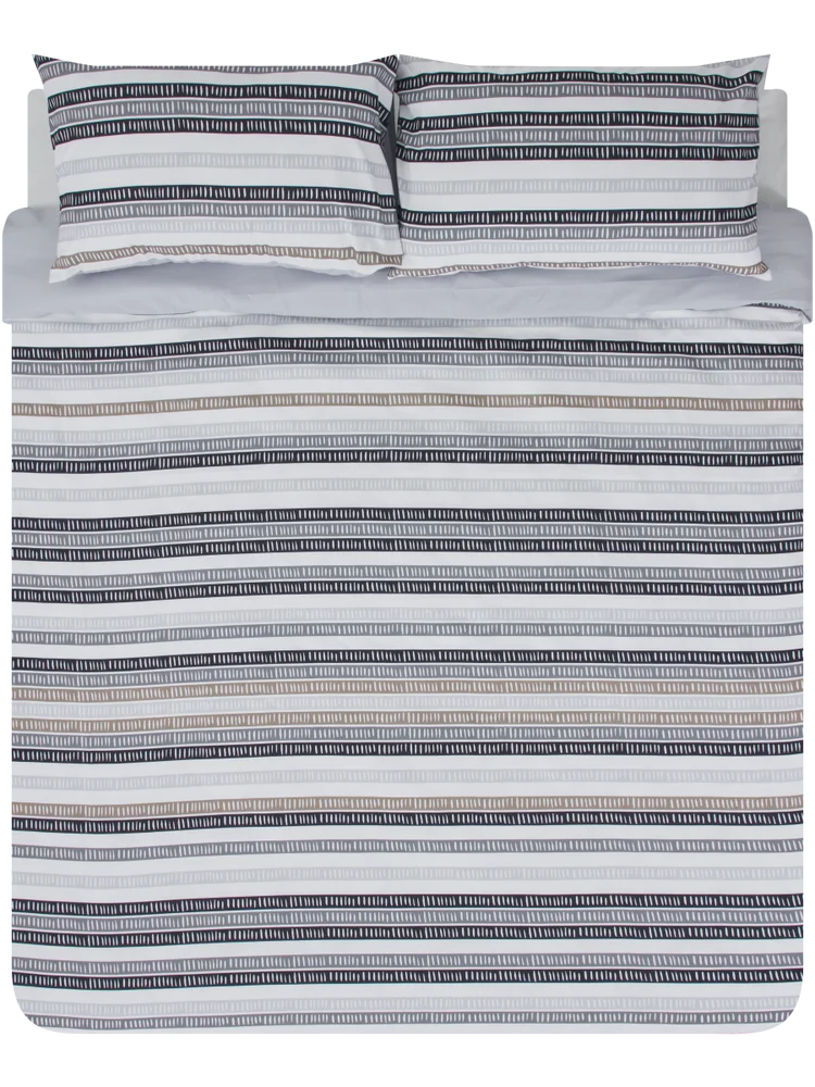 Queen Bed Cross Bar Duvet Cover
