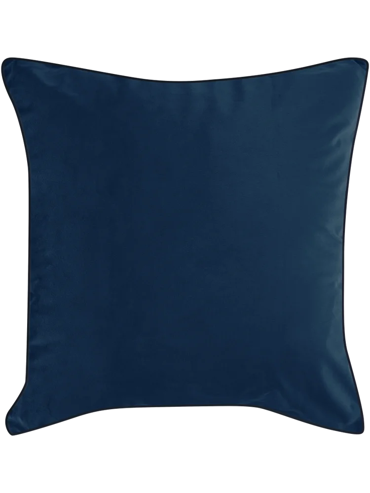 Blue Faux Suede Scatter Cover